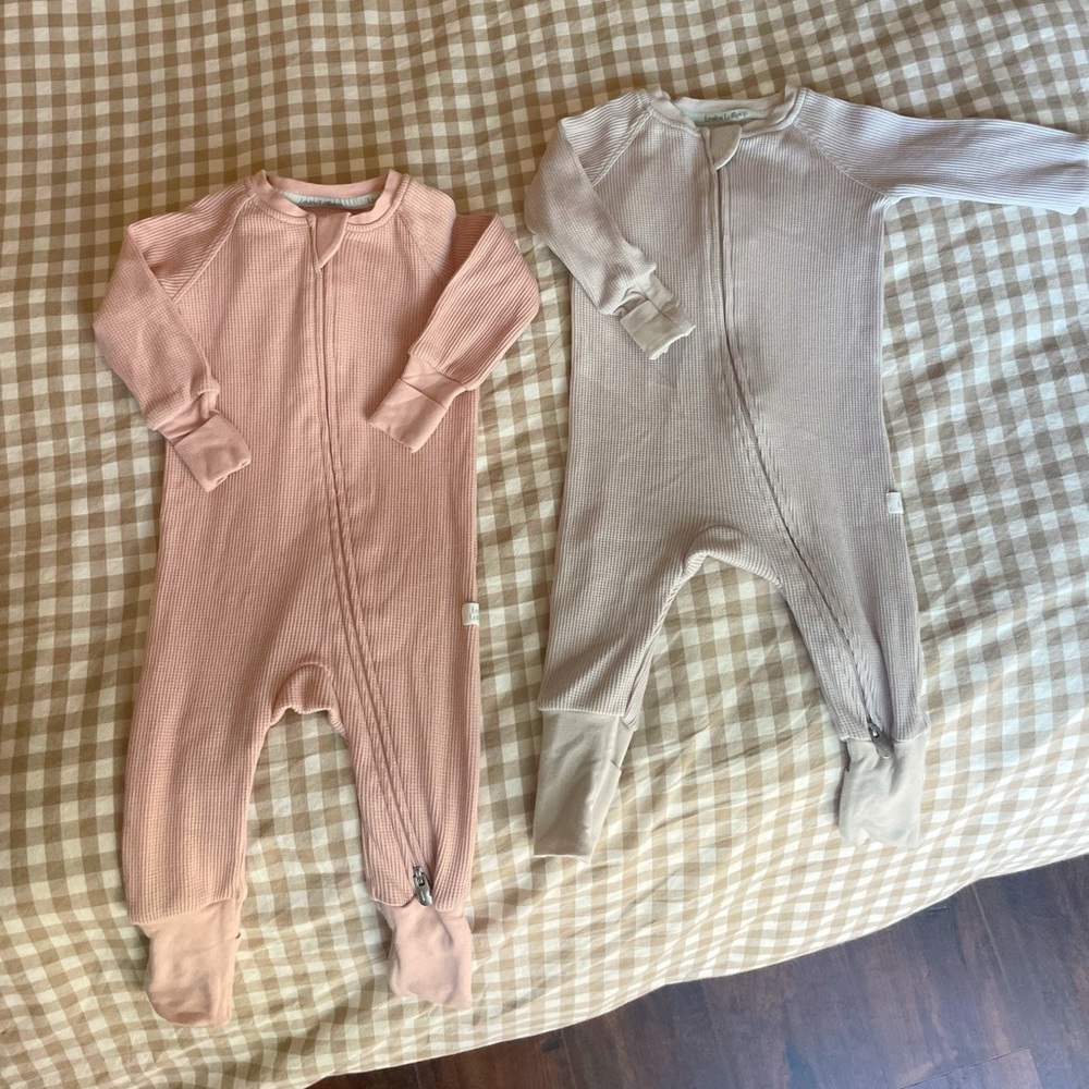 Lou Lou Lollipop Waffle Knit Sleepers